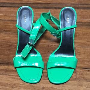 Fioni Green Heels
